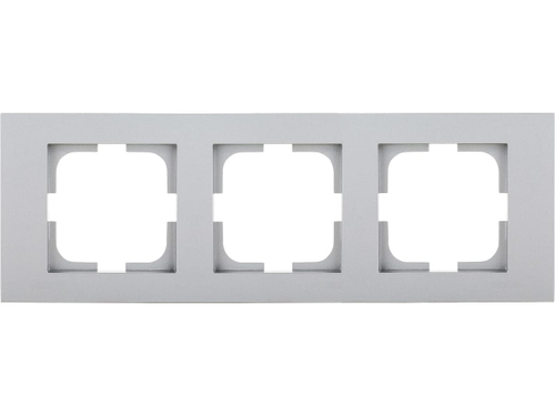 Рамка 3-ая OVIVO GRANO серебряная 400-100000-227