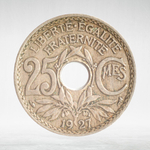 France, 25 Centimes 1927 - Edmond-Émile Lindauer, XF