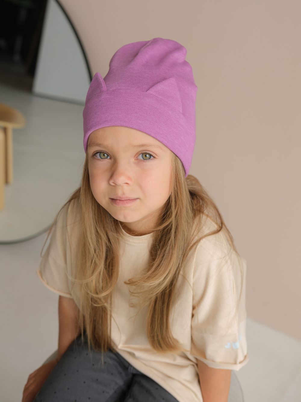 Шапка трикотажная КИС(Черничный пай)