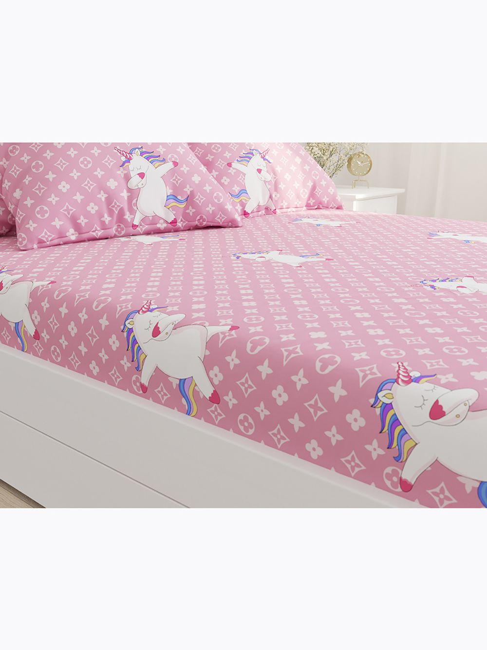 Простынь Сказка "Единорог" 150х215 см, поплин