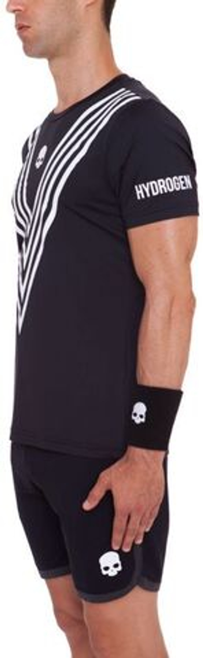 Футболка мужская теннисная Hydrogen Tech Victory T-Shirt - black