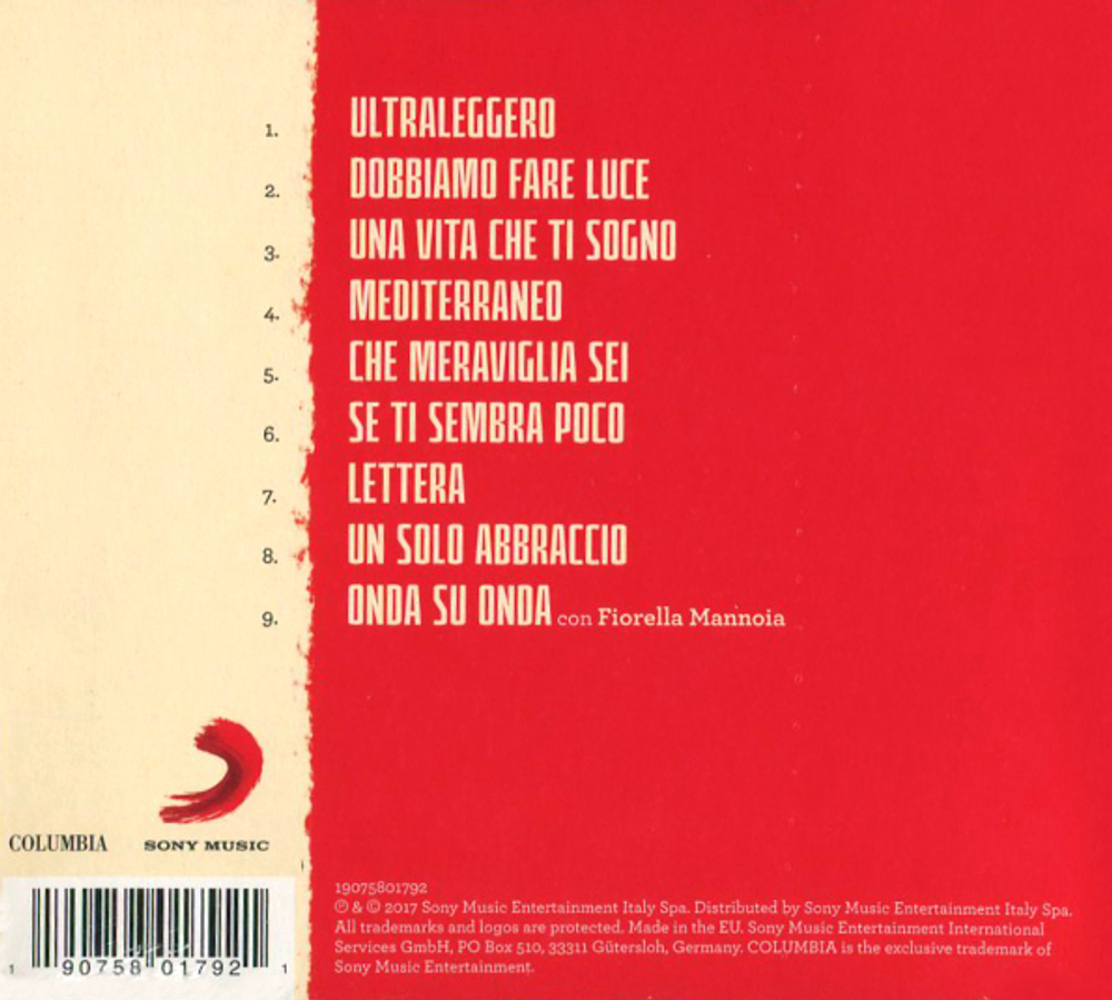 Gianni Morandi / D'amore D'autore (CD)
