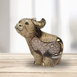 De Rosa Rinconada Статуэтка коллекционная Бурый бык.Теленок