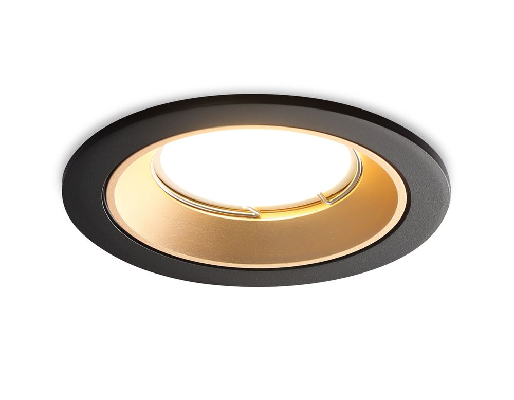 Встраиваемый точечный светильник MR16 A8923 BK/GD черный/золото MR16 GU5.3 D92*24