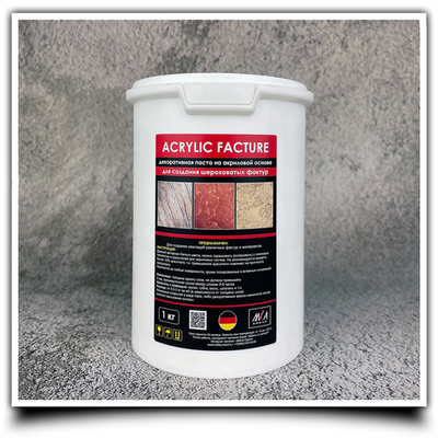 Декоративная паста ACRYLIC FACTURE 1 кг