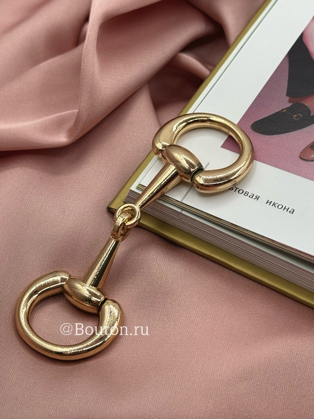 Декоративная цепочка Гучч. золотистая 8 см