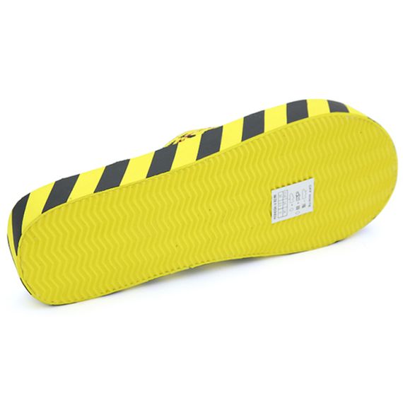 Off-White Diagonal Stripe Slide 'Yellow Black'