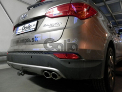 Фаркоп оцинкованный Galia H091A для Hyundai Santa Fe 2012-2018, Kia Sorento 2012-2015, 2015-(паспорт и сертификат в комплекте)(без электрики)