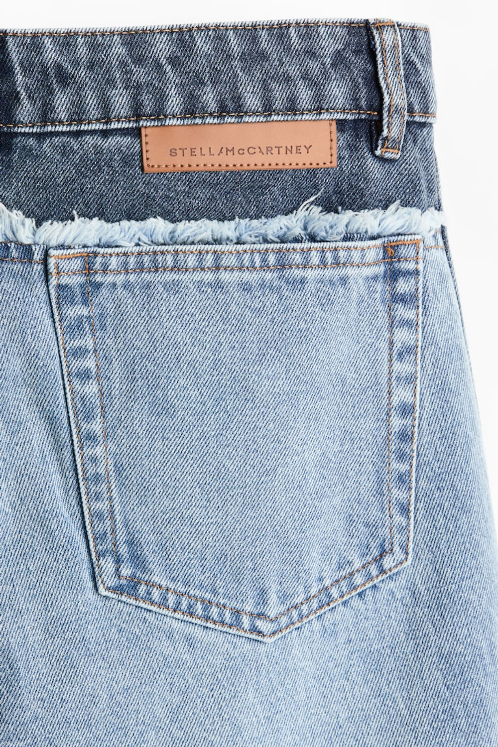 H&M - Stella McCartney Двухцветные джинсы прямого кроя, светло-голубой
