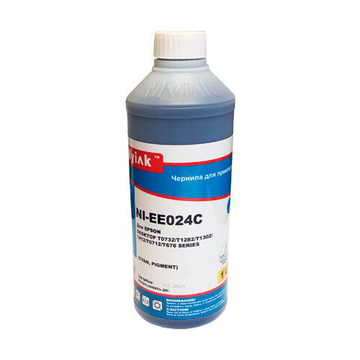 Чернила для EPSON (T0732/T0712/T0922) St C67/91/CX3700/4300/ T40/TX550/S22/SX125 (1л, cyan, Pigment) EE024C MyInk