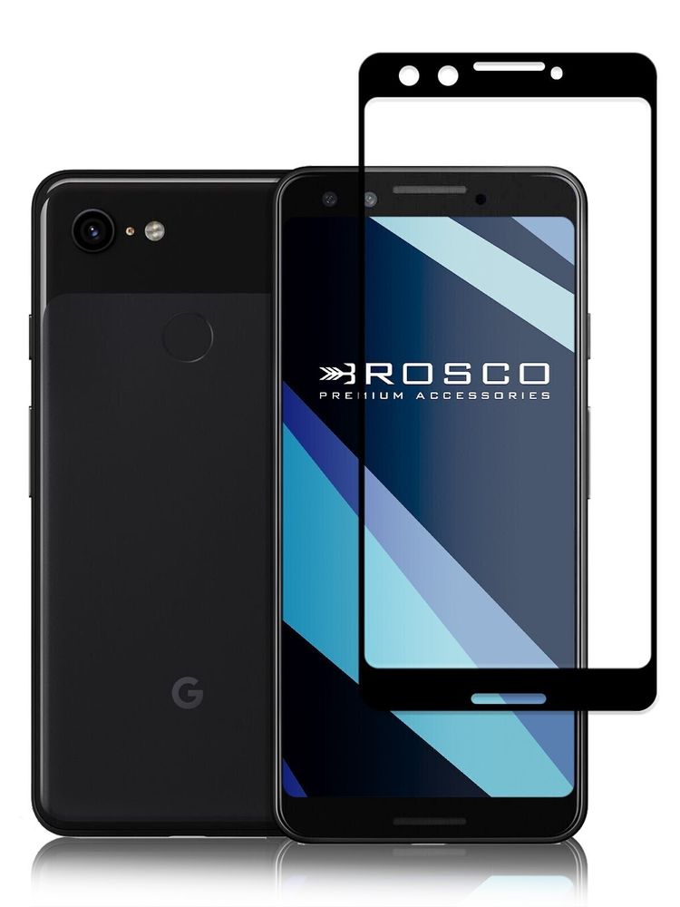 Защитное стекло ROSCO для Oppo Reno7 оптом (арт. OPPO-R7-FSP-GLASS-BLACK)