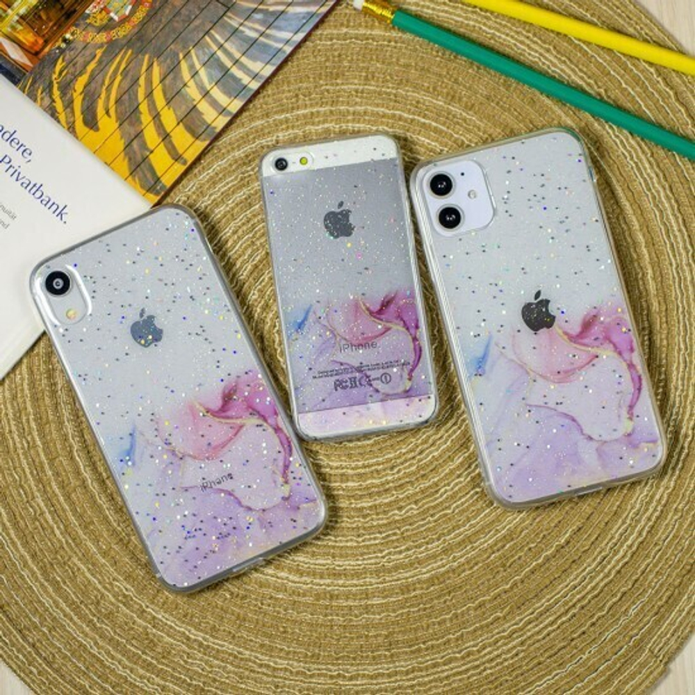 Силиконовый чехол Акварель для Samsung Galaxy A01, 011854