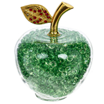 Фигурка декоративная Яблоко, зеленая