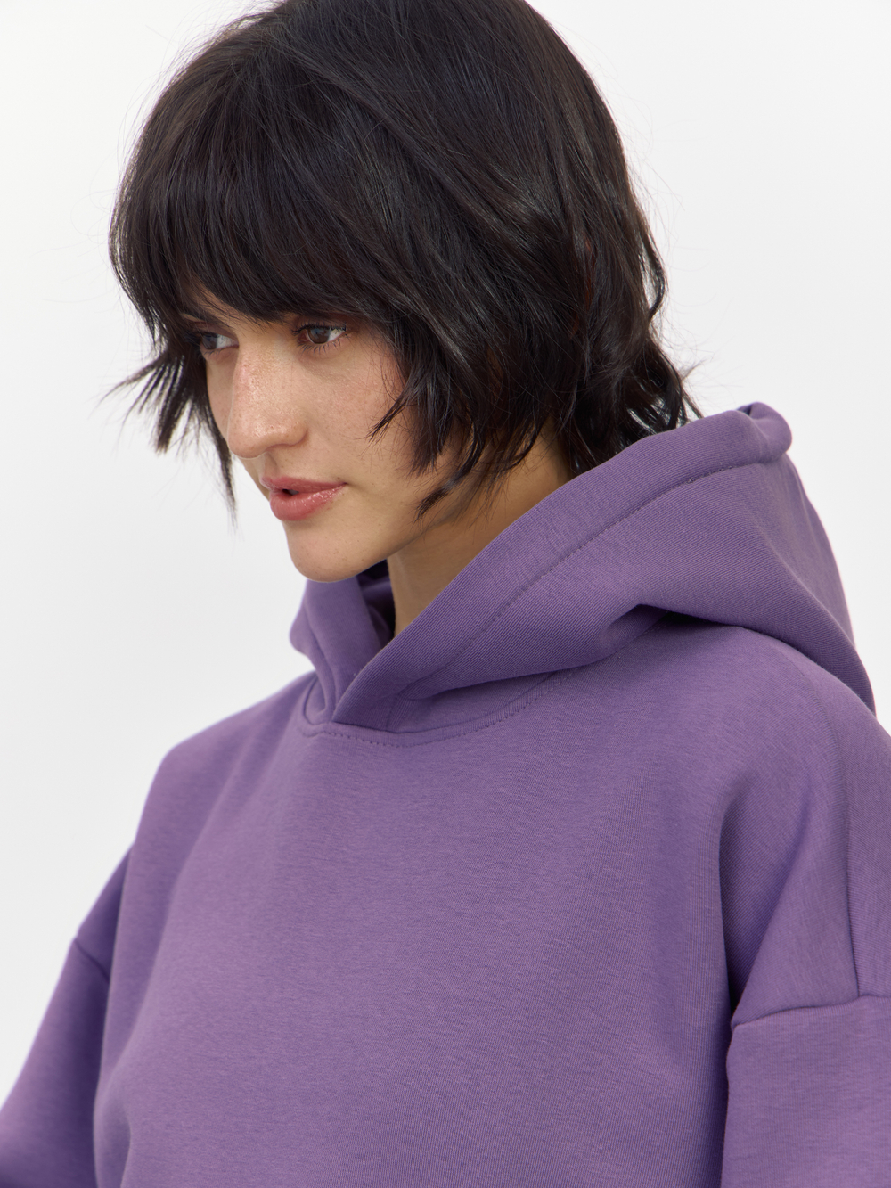 Худи с начесом (фиолетовый)