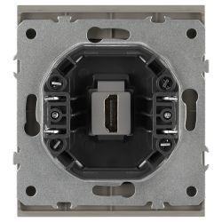 Розетка ЭРА Arktik 16-3114-07 HDMI титан | Эра Arktik