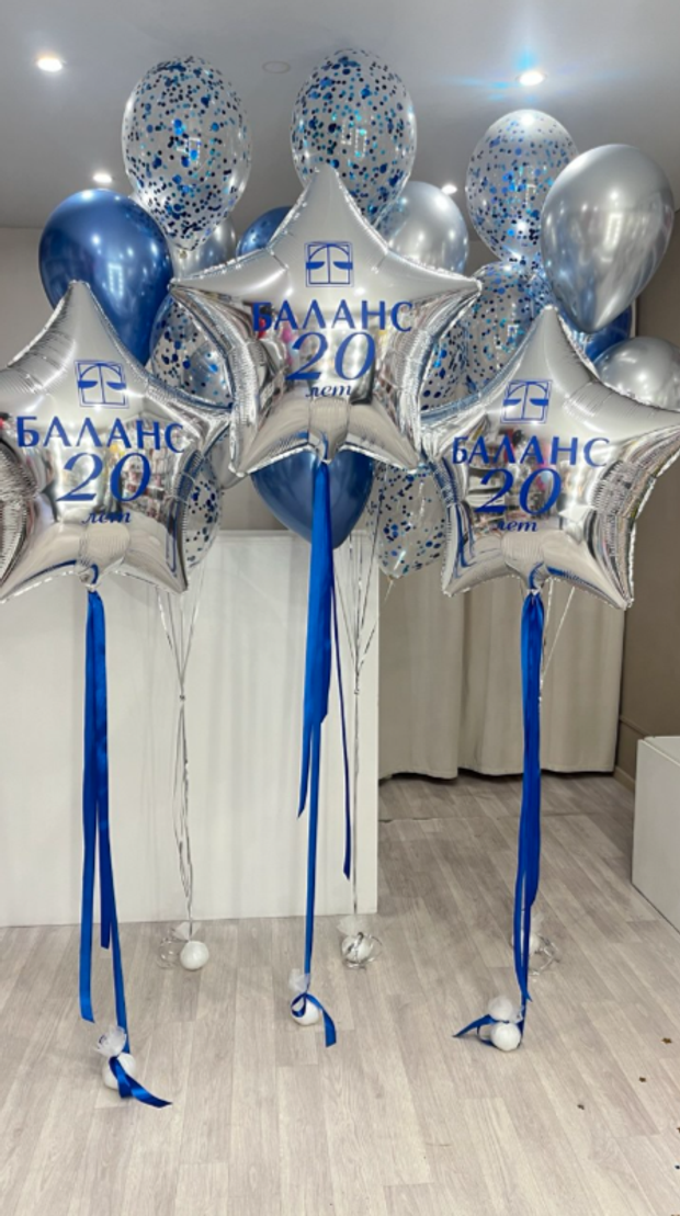 оформление магазина шарами №15