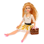 Кукла тип Модель Жанетт в розовой юбке, в коробке. Арт. M6577-3