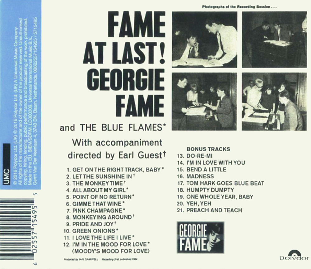Georgie Fame / Fame At Last (CD)