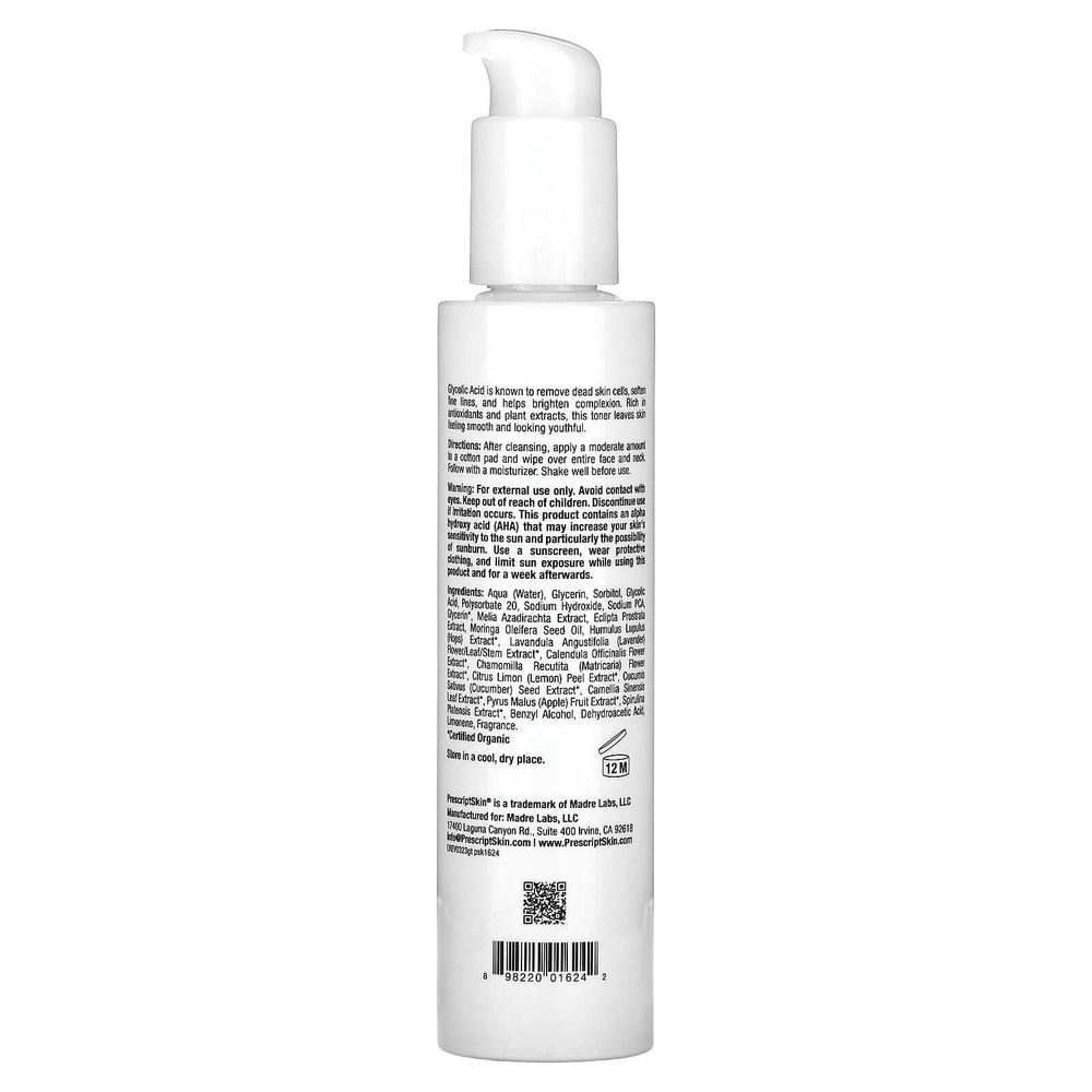 PrescriptSkin, тонер с гликолевой кислотой, 177 мл (6 жидк. унций)