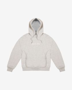 Худи Basic Logo серый меланж