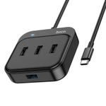 USB Hub Port HOCO HB31 Easy 4-in-1 converter (Type-C to USB2.0*4) 0.2M