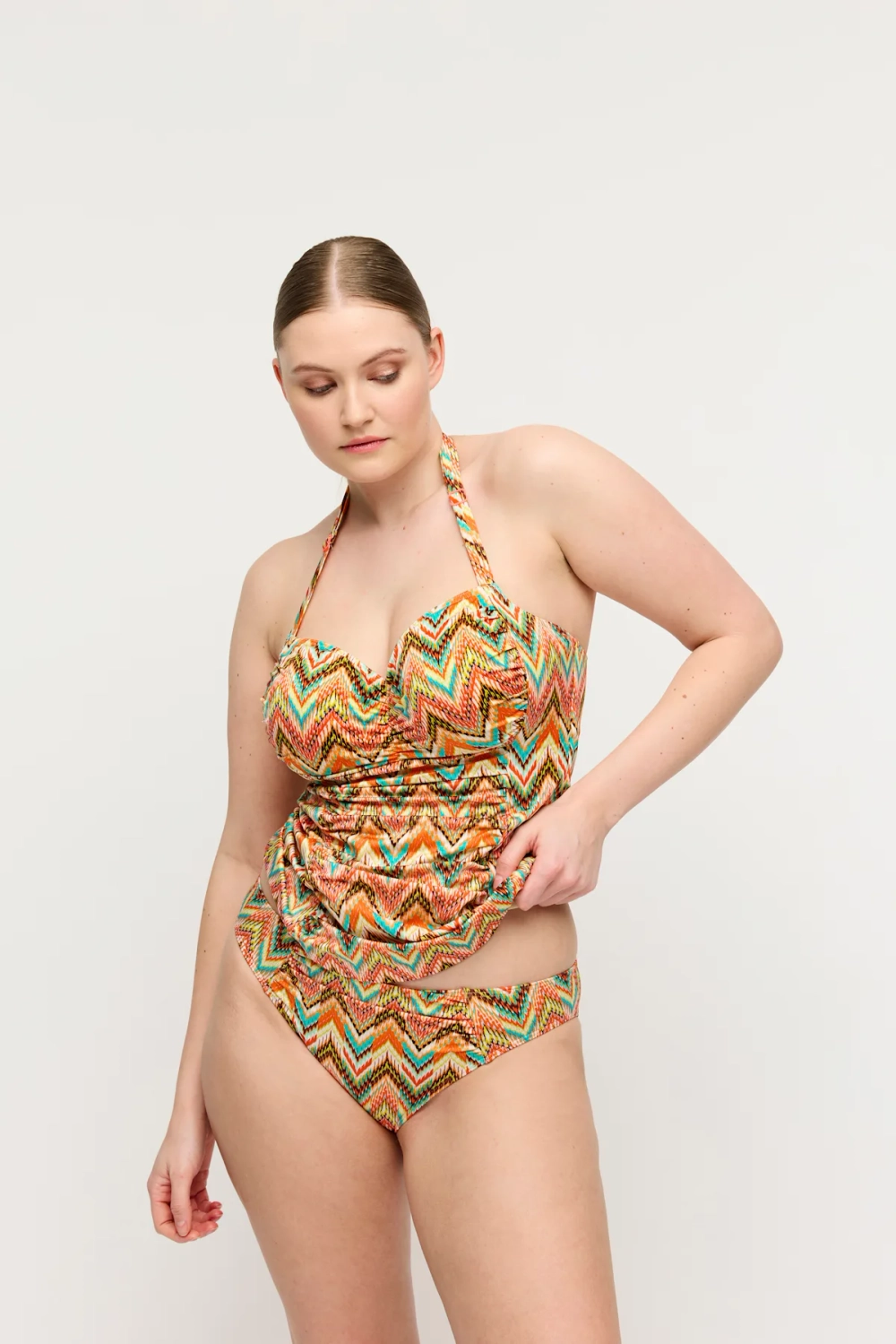 PRIMADONNA Swim Tubou Топ танкини полная чаша, разноцветный