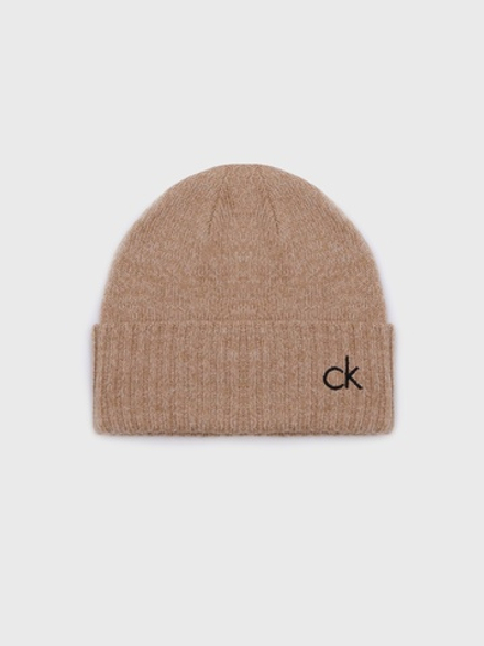 Шапка Calvin Klein Embroidered Monogram Logo Amphora Heather