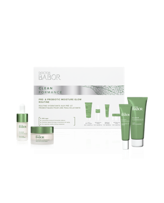 BABOR Cleanformance Pre- & Probiotic Moisture Glow Routine Set