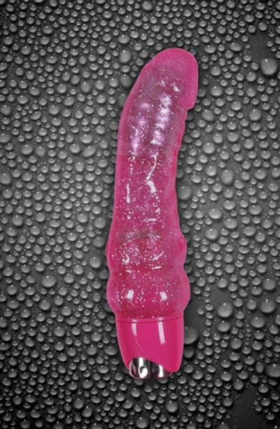 Розовый вибромассажер Starlight Gems Orion Vibrating Massager - 15,2 см. (Цвет: розовый)