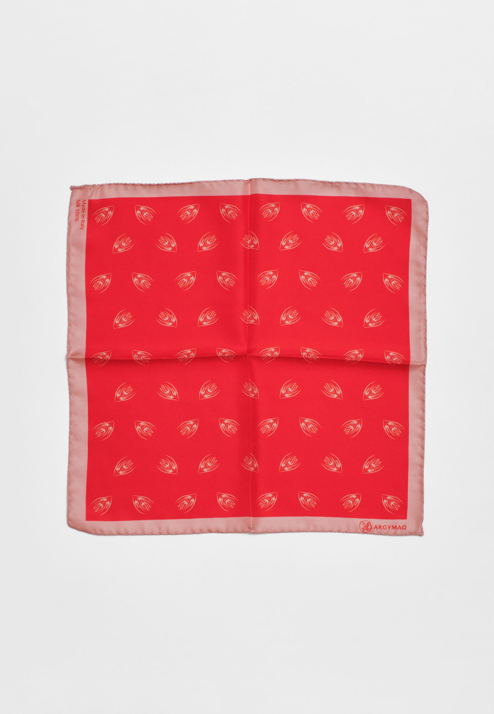 Шелковый платок Qarlygash & Qyzgaldaq RED 36x36