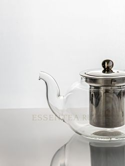 чайник стеклянный с металлической колбой