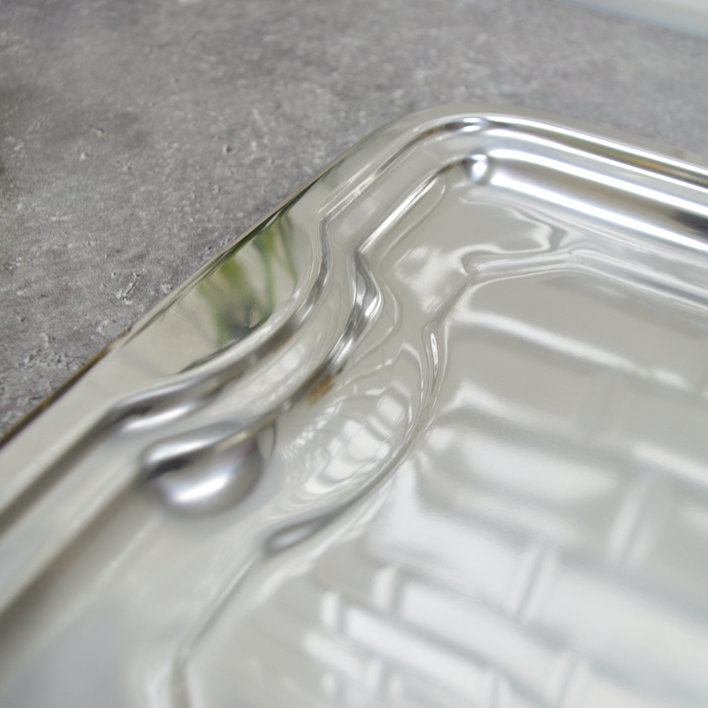 Поднос 38*28см нерж HE2418-38