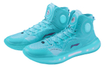 LiNing Li Ning Yu Shuai 14 䨻 shock absorption non-slip wear-resistant high-top basketball shoes Emerald blue