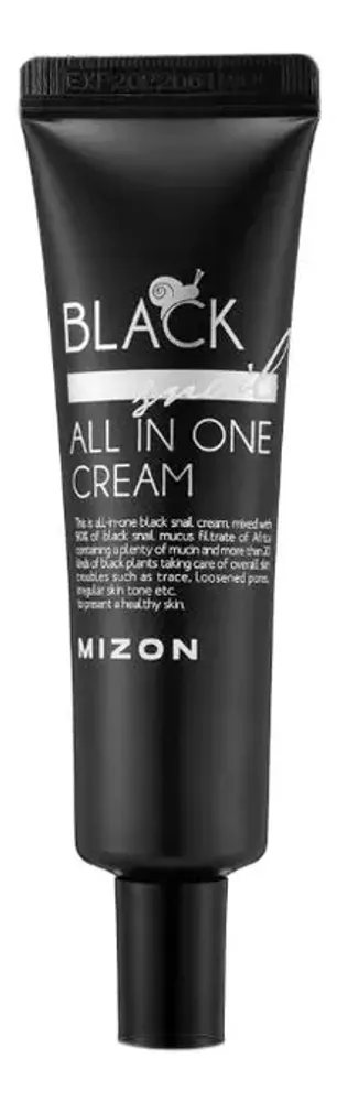 MIZON Крем для лица с экстрактом черной улитки - Black Snail All In One Cream (tube) ,35мл