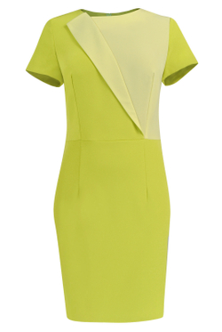 Платье женское 1538А, желтый #184Жел051538А