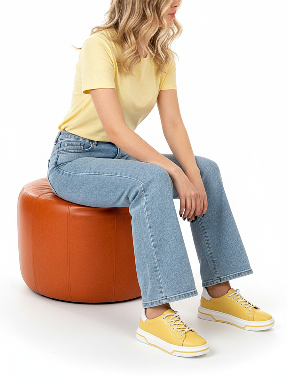 Кроссовки женские демисезонные натуральные