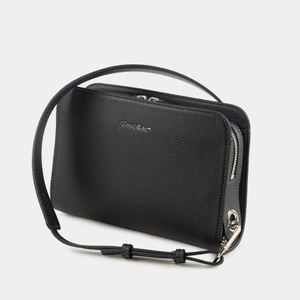 Сумка-трансформер Elodie из кожи теленка, черного цвета