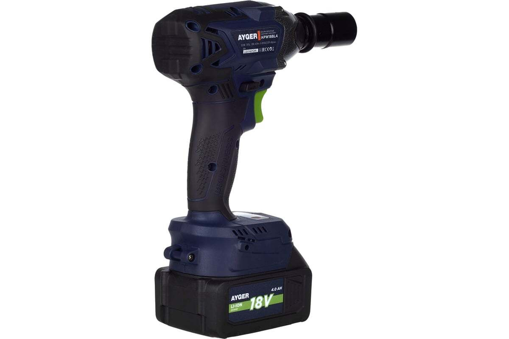Гайковерт аккумуляторный APW18BL4 1акб, коробка. Акб совместим с Makita