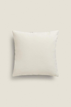 ZARA HOME ХЛОПКОВЫЙ ЧЕХОЛ ДЛЯ ДЕКОРАТИВНОЙ ПОДУШКИ, ТЕМНО-ОЛИВКОВЫЙ