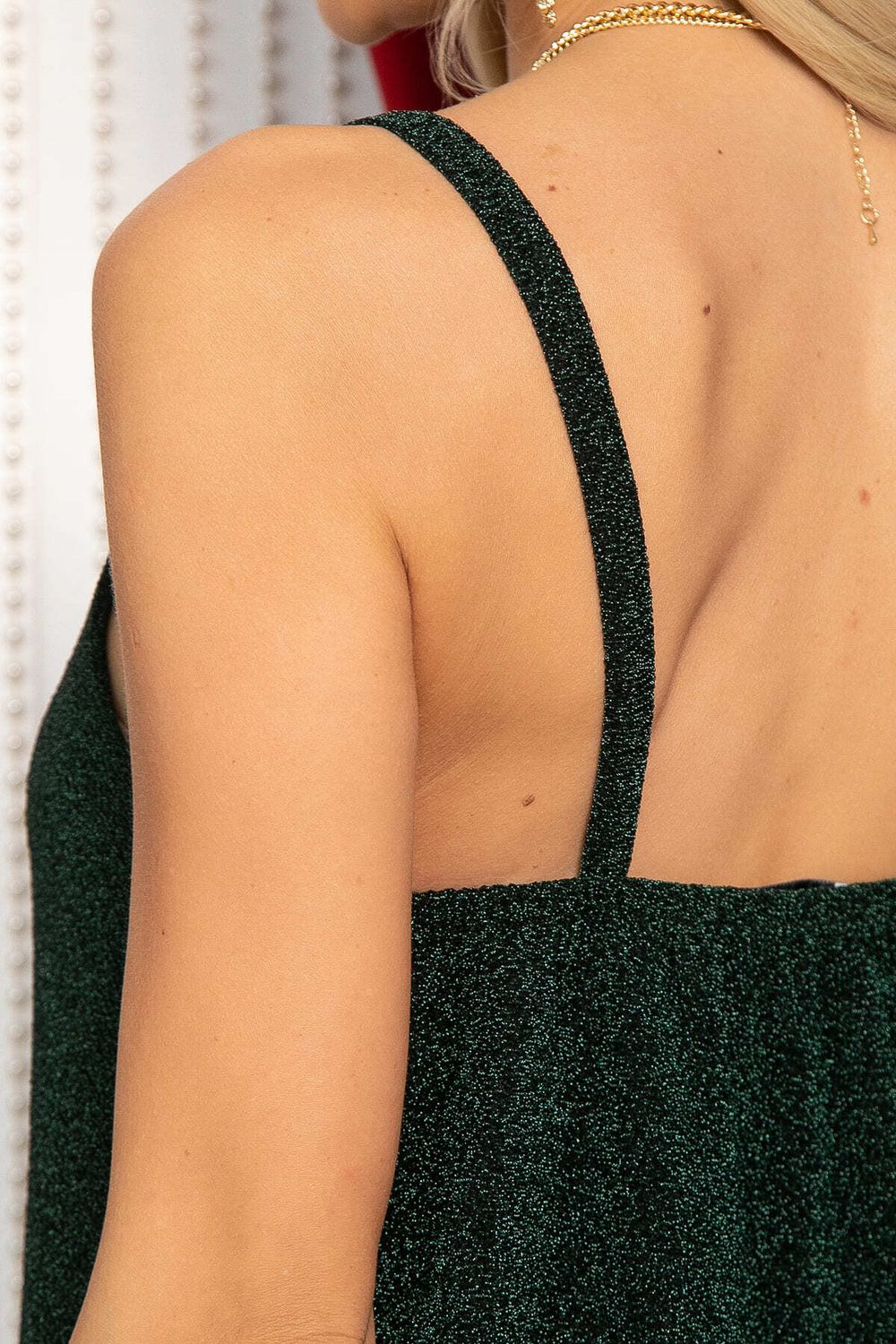 Платье-комбинация Сила притяжения (зеленое) П14480-7М LT Collection