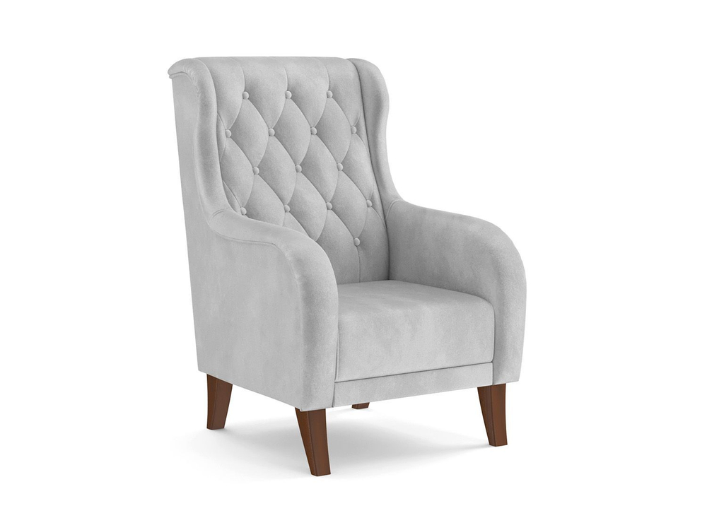 Кресло Амарант М велюр тенерифе грей