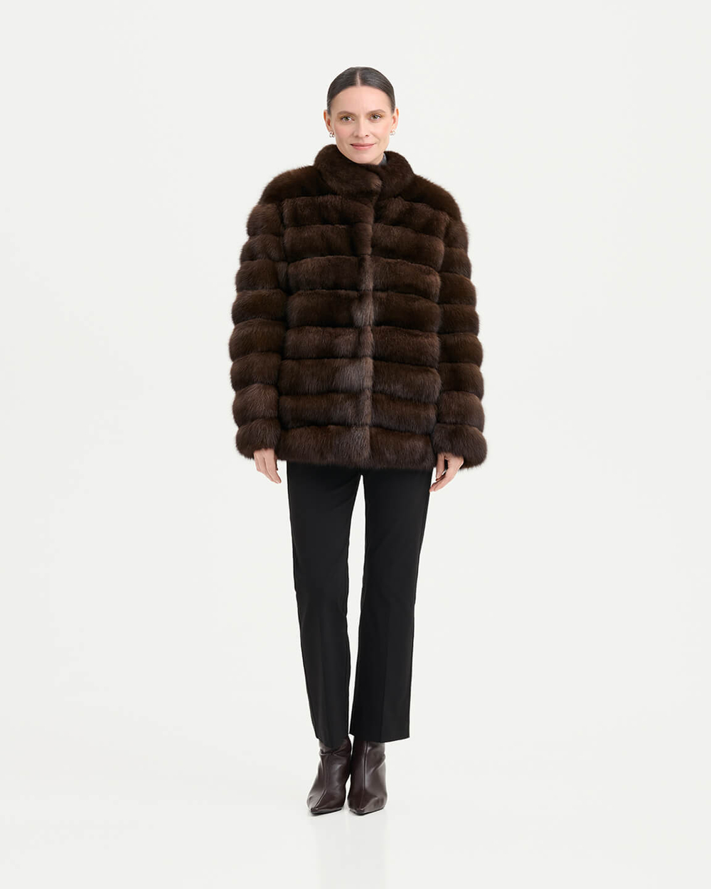 Двухсторонний жакет из соболя