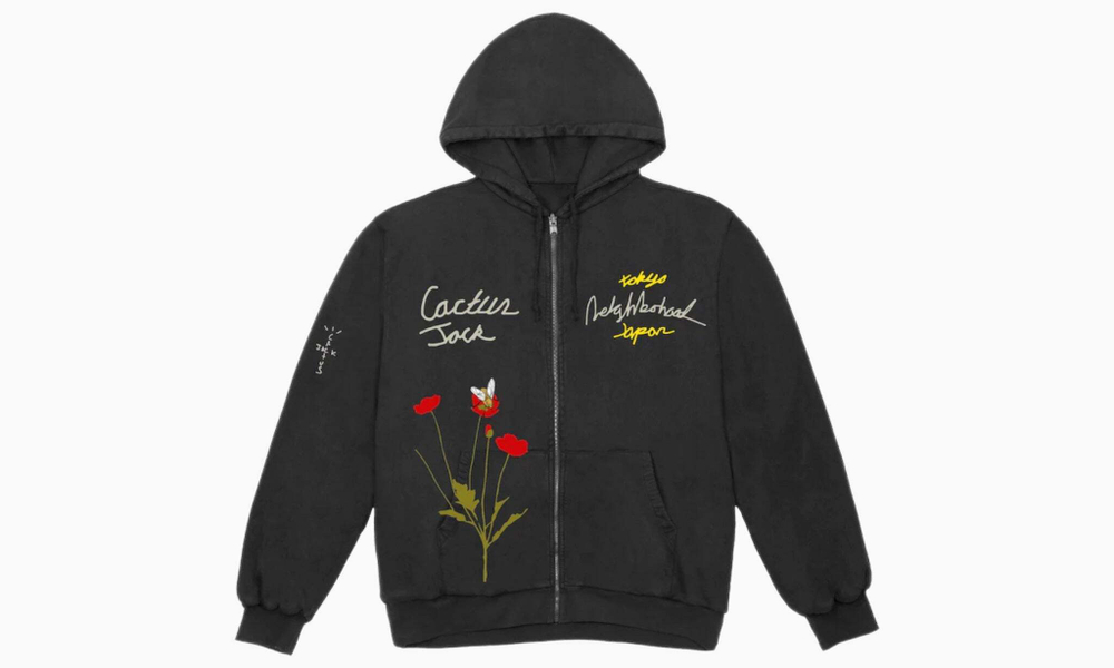 Travis Scott Cactus Jack x Neighborhood Carousel Hoodie "Black"
