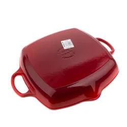 Чугунная сковорода-гриль Le Creuset, 30 см, Красная