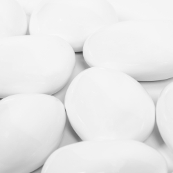 Набор керамических камней Firelight для биокамина - M белый, упак_12 шт