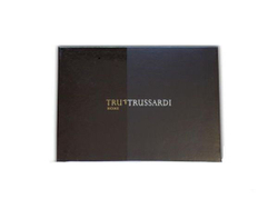 Халат махровый Trussardi Bambu синий Италия упаковка