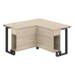 SP.0115.AR.AR.AN / Модуль угловой 1200х1200х750 / столешница:акация равелло, подстолье:акация равелло, металлокаркас:антрацит, лючок:серый
