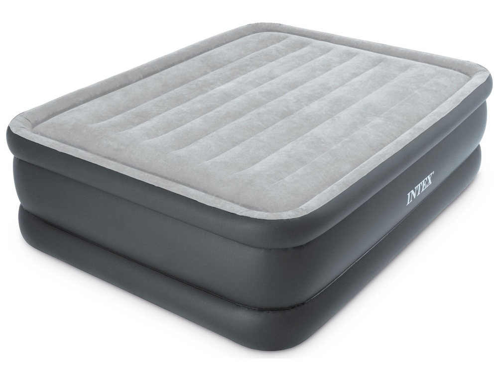 Надувная кровать Intex Eccential Rest Airbed 152х203х51см.
