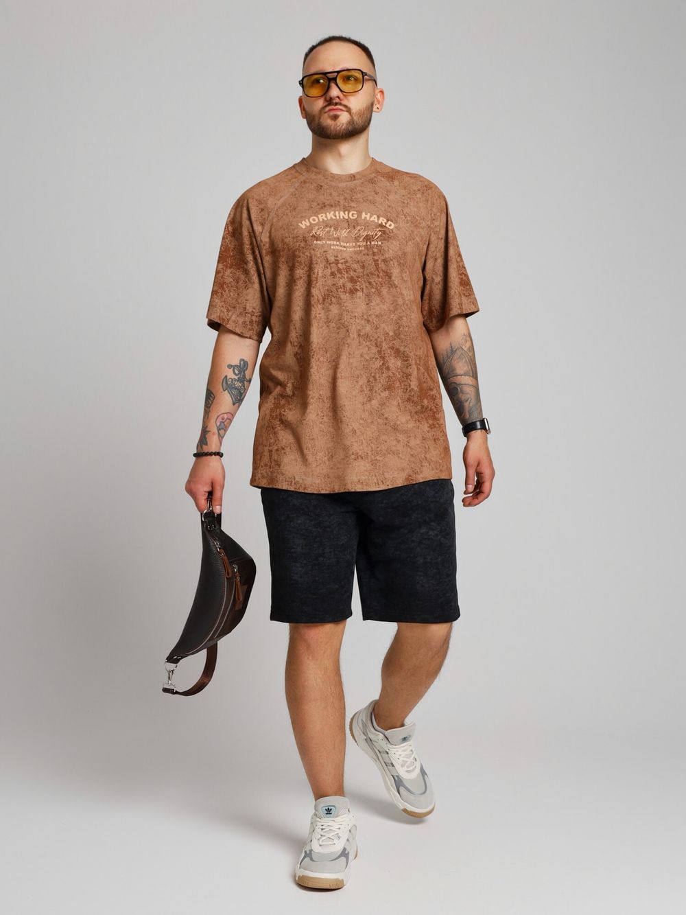 Фуфайка (футболка) мужская Сидней-5 Виотекс КОРИЧНЕВЫЙ