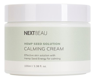 NEXTBEAU Крем успокаивающий с маслом семян конопли - Hemp seed solution calming cream, 100мл